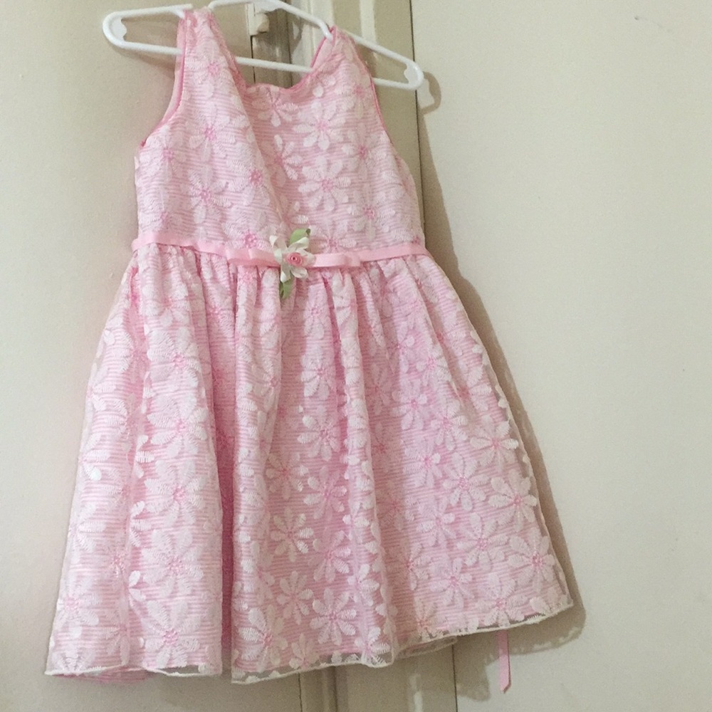 Like New Pink Easter/Spring sleeveless Dress.